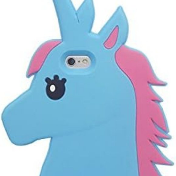 NWOT Iphone 7 Plus/ 8 Plus 3D Unicorn Silicon Case - Picture 3 of 3